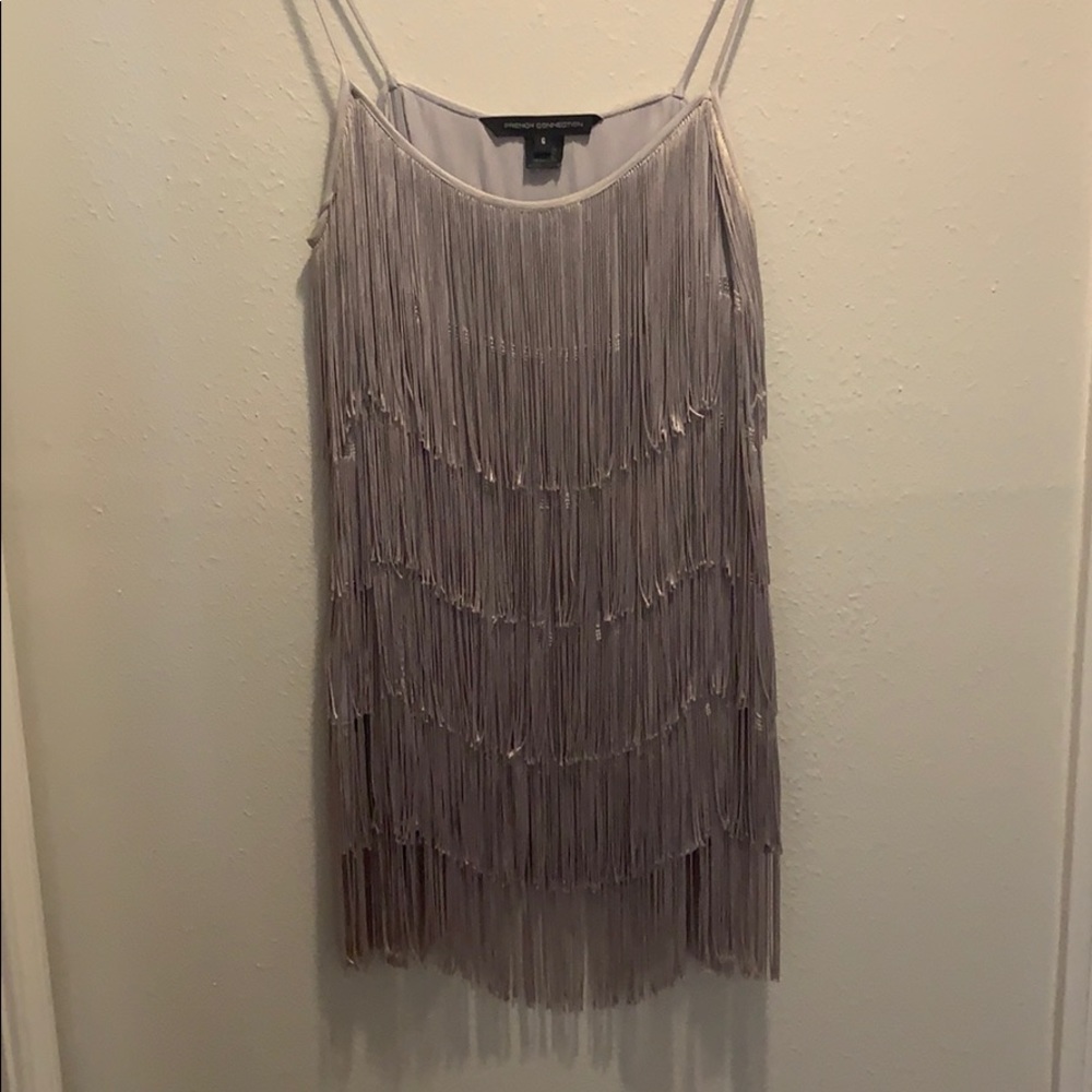 French connection fringe top